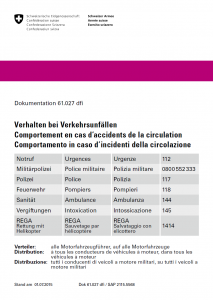 Informations et prévention