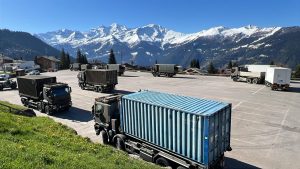 Fin des rangements à Verbier